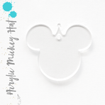 Acrylic Keychains Mouse Head with Hat