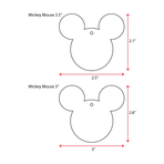 UV Printing Acrylic Keychains Mouse Head