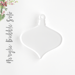 Acrylic Christmas Ornaments Large Bubble Soto