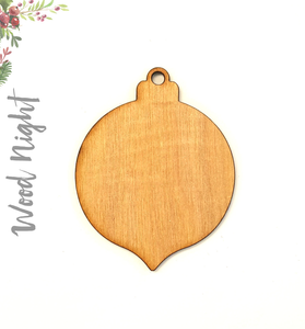 Wood Christmas Ornaments Night (Package.Price)