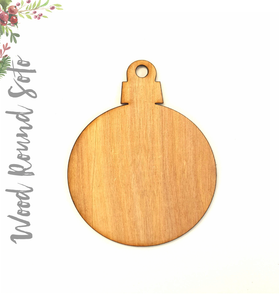 Wood Christmas Ornaments Round Soto (Package.Price)