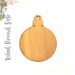 Wood Christmas Ornaments Round Soto (Package.Price)