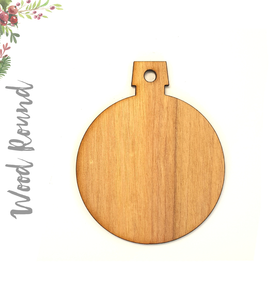 Wood Christmas Ornaments Round (Package Price)