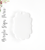 Acrylic Christmas Ornaments Large Sign Three