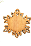Wood Christmas Ornaments Snowflake (Package.Price)