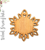 Wood Christmas Ornaments Snowflake (Package.Price)