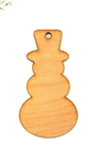 Wood Christmas Ornaments Snowman (Package.Price)