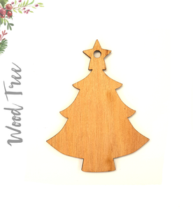 Wood Christmas Ornaments Tree (Package.Price)