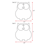 UV Printing Acrylic Keychains Owl