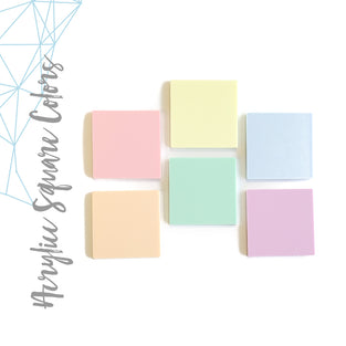 ***NEW ***Acrylic Square Pastel (Package.Price)