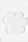 Laser Engraving Acrylic Keychains Paw Print