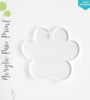 Laser Engraving Acrylic Keychains Paw Print