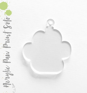 Acrylic Keychains Paw Print Soto