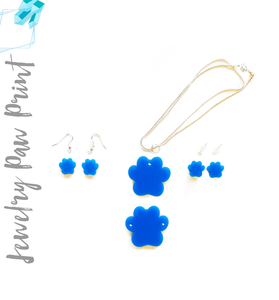 Acrylic Jewelry Paw Print