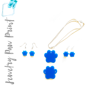 Acrylic Jewelry Paw Print
