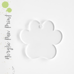 Acrylic Keychains Paw Print