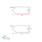 Acrylic Keychains Pencil (Package.Price)
