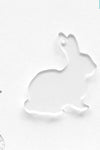 Laser Engraving Acrylic Keychains Rabbit