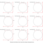Acrylic Christmas Ornaments Round Special