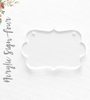 Acrylic Christmas Ornaments Sign four