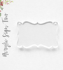 Acrylic Christmas Ornaments Sign two