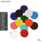 Acrylic Circle Colors With Hole (Package.Price)