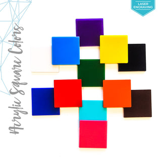 Laser Engraving Acrylic Square Colors (Package.Price)