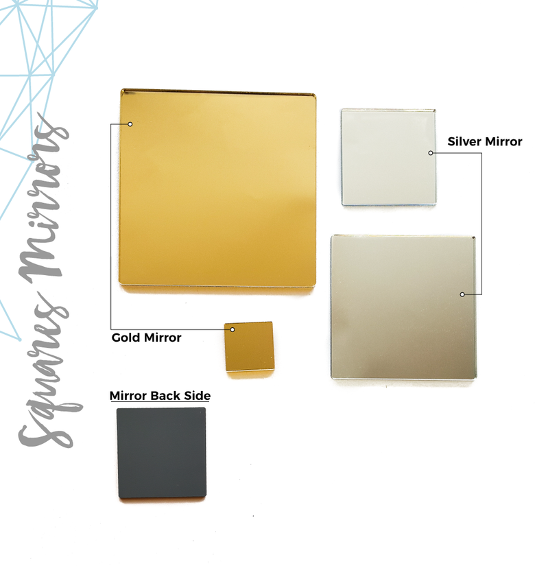 Acrylic Square Mirror (Package.Price)