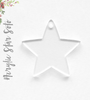 Acrylic Christmas Ornaments Star Soto