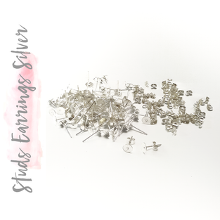 Studs Earring Back Silver (Package.Price)