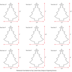 Wood Christmas Ornaments Samples (Package 24 Units)