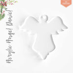 UV Printing Acrylic Christmas Ornaments Angel Daniel