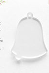 UV Printing Acrylic Christmas Ornaments Bell