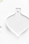 UV Printing Acrylic Christmas Ornaments Bubble