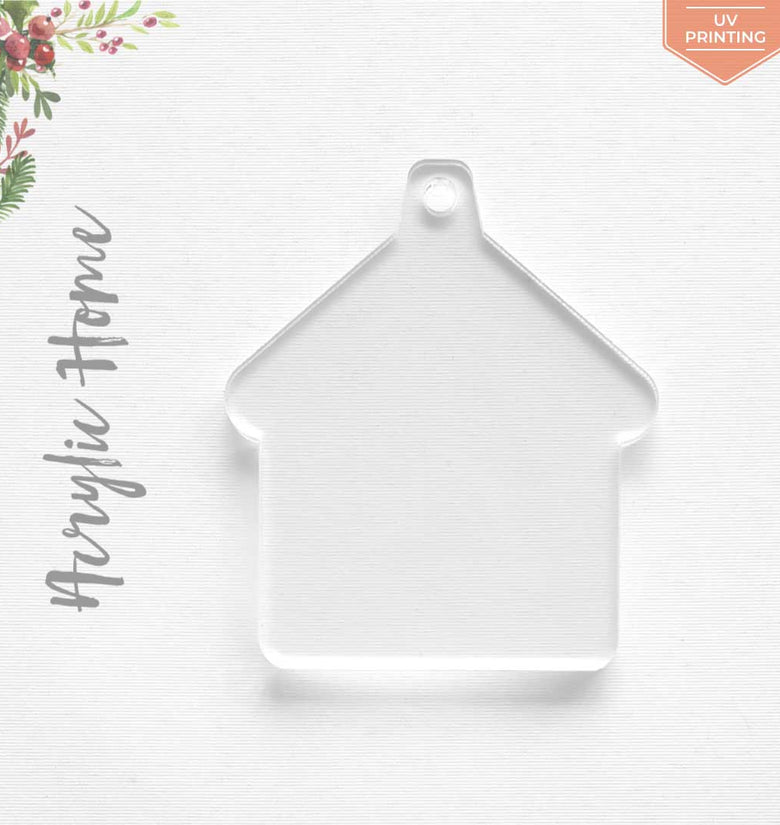 UV Printing Acrylic Christmas Ornaments Home