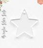 UV Printing Acrylic Christmas Ornaments Stars Soto