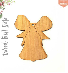 UV Printing Wood Christmas Ornaments Bell Soto