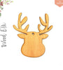 UV Printing Wood Christmas Ornaments Elk