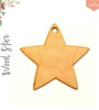 UV Printing Wood Christmas Ornaments Star