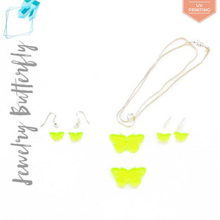 UV Printing Acrylic Jewelry Butterfly