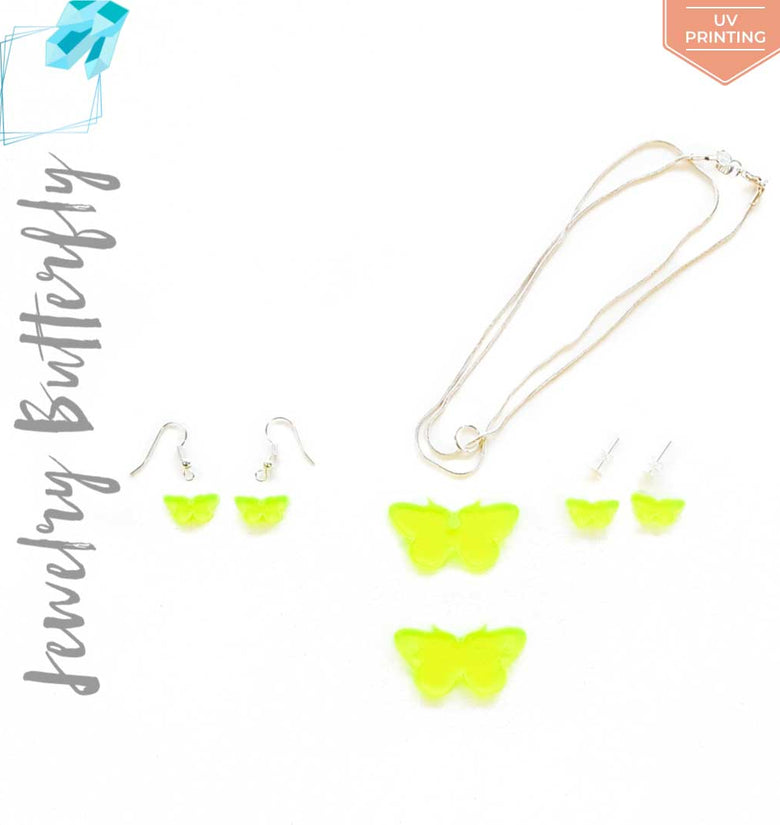 UV Printing Acrylic Jewelry Butterfly