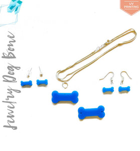 UV Printing Acrylic Jewelry Dog Bone