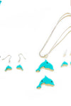UV Printing Acrylic Jewelry Dolphin