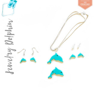 UV Printing Acrylic Jewelry Dolphin