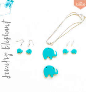 UV Printing Acrylic Jewelry Elephant