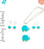 UV Printing Acrylic Jewelry Elephant