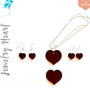 UV Printing Acrylic Jewelry Hearts