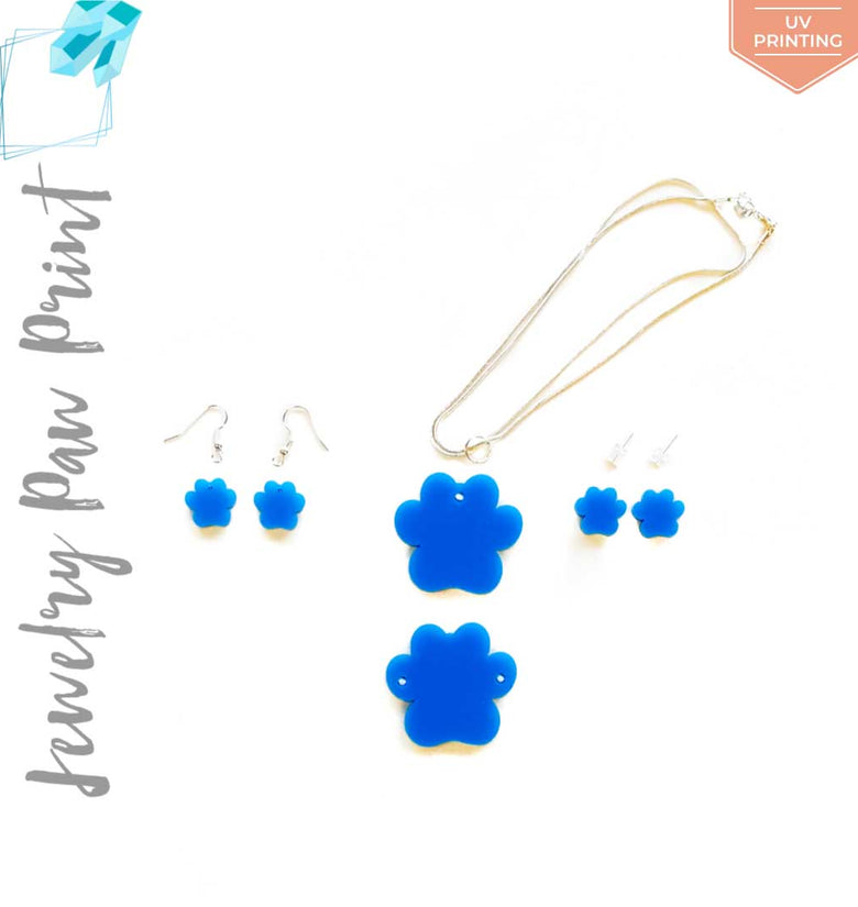 UV Printing Acrylic Jewelry Paw Print