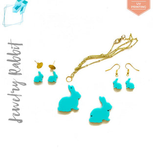 UV Printing Acrylic Jewelry Rabbit