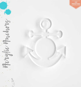 UV Printing Acrylic Keychains Anchors